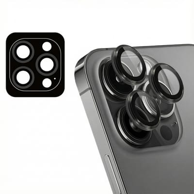 imoshion Camera Lens Protector - Geschikt geschikt voor Apple iPhone 13 Pro/ geschikt voor Apple iPhone 13 Pro Max - 2 Pack - Zwart