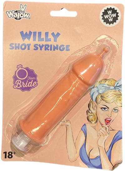 Shotjes Spuit Penis - Vrijgezellen Feest - Willy Shot Syringe - 18+