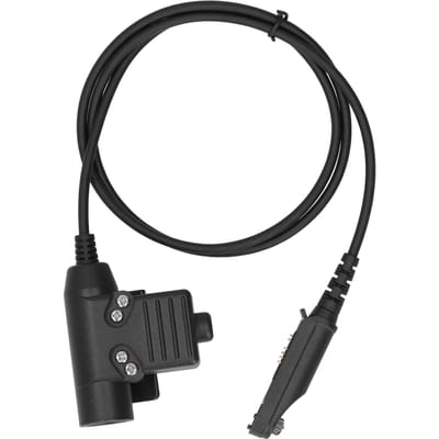 U94 PTT Kabelstekker Headset Adapter Geschikt voor Baofeng UV9RUV9RPLUSUVXS Walkie Talkie