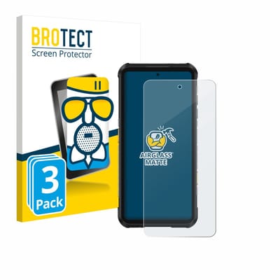BROTECT - Screenprotector voor Ulefone RugOne Xever 7 Pro - Folie Beschermfolie Beschermglas matte 3 Stuks