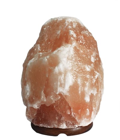 Himalaya Zoutlamp - Houtenvoetstuk - 3-5kg