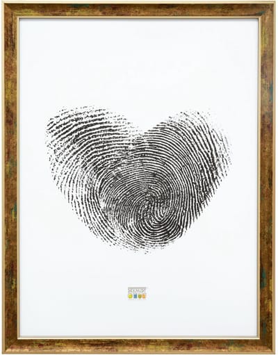 Deknudt Frames fotolijst S40JB2 - goud met zwarte zijkant - 30x45 cm