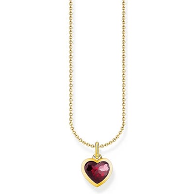 Thomas Sabo - KE2268-414-10-L45V - Halsketting - Dames - 925er Zilver - 18K geel verguld - 38-45cm