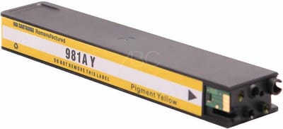 ABC huismerk inkt cartridge geschikt voor HP 981X geel voor HP Pagewide Enterprise Color 550 Series 556dn 556dna 556xh 556xha HP Pagewide Enterprise Flow MFP 580 586 586dn 586dna 586f 586fda 586z 586z