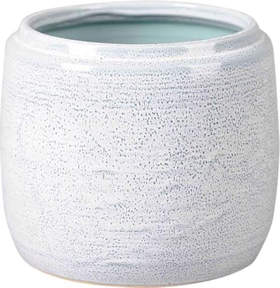 Rasteli Bloempot Reactive blue glaze Keramiek Blauw-Licht blauw D 21 cm H 20 cm‎‎‎‎