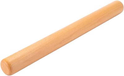 18 inch houten deegroller voor bakken - niet-stick deegroller zonder handvatten