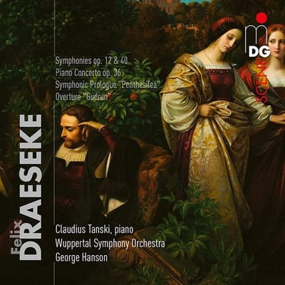 Claudius Tanski, Wuppertal Symphony Orchestra, George Hanson - Draeseke: Symphonies, Op. 12 & 40 | Piano Concerto, Op. 36 | Symphonic Prologue "Penthesilea" | Overture "Gudrun" (2 CD)
