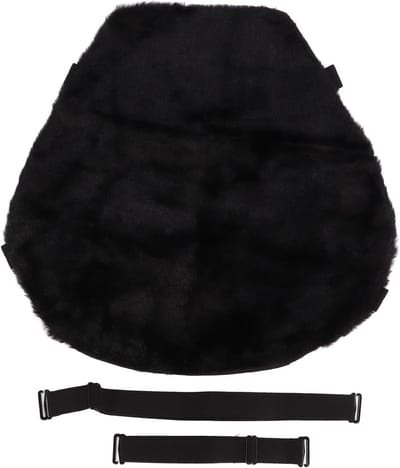 Motorfiets Zitkussen - Warm Zitje - Winter Comfort - Universele Pasvorm - Zwart