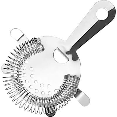 HENDI cocktailzeef met veer rvs 150x115x18mm zilver fijnmazig voor cocktailshaker en glas