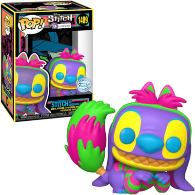 Funko Pop! Disney: Stitch in Costume - Stitch as Cheshire Cat #1489 Black Light Exclusive