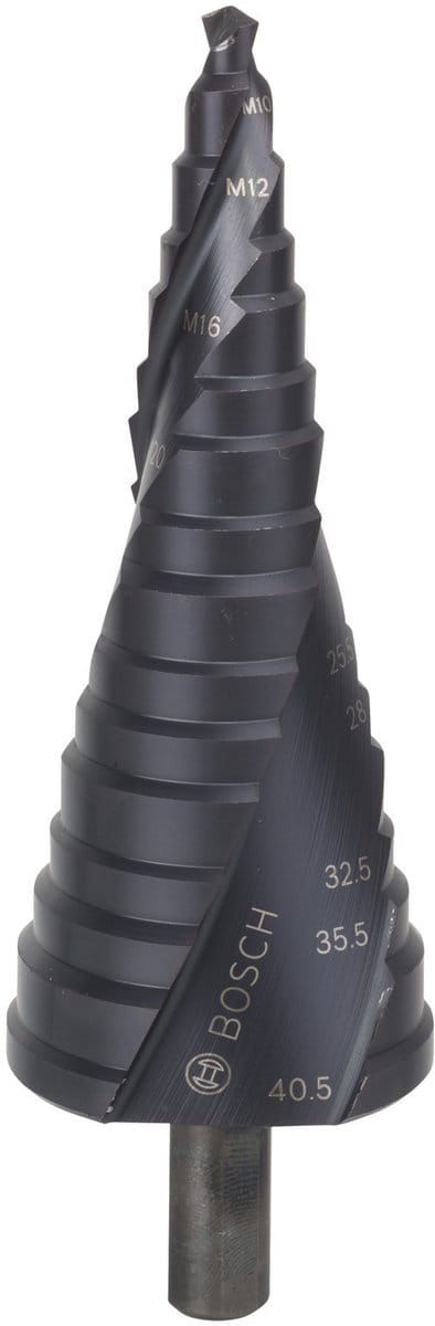 Bosch Accessories 2608588071 2608588071 HSS Getrapte boor Gezamenlijke lengte 125.5 mm TiAIN 3 vlakken schacht 1 stuk(s)