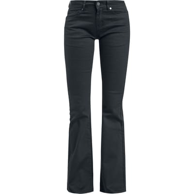 Black Premium by EMP Jeans - Grace - Schwarze Jeans mit Schlag - W26L32 tot W40L34 - voor Vrouwen - zwart