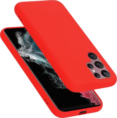 Cadorabo Hoesje geschikt voor Samsung Galaxy S22 ULTRA in LIQUID ROOD - Beschermhoes gemaakt van flexibel TPU silicone Case Cover