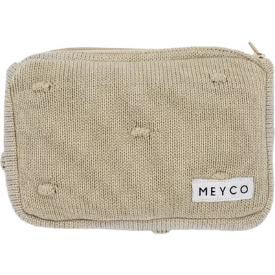 Meyco Baby Mini Knots billendoekjesetui - sand