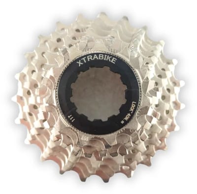 Xtrabike Cassette - 9-Speed - 11-23T - Shimano/SRAM Compatibel - MTB & Trekking Fietskrans - Zilver
