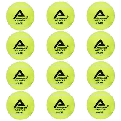 AMASPORT Drukloze Trainings Tennisballen 6/12/24/36 stuks Hoge Stuit Makkelijk te Controleren Trainings Oefen Tennisbal voor Beginners Praktisch Gebruik