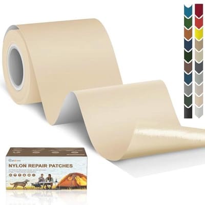 Zelfklevende Nylon Reparatiepatches 7,6 x 200 cm - Waterdichte Lijmpatch voor Stoffen en Tenten