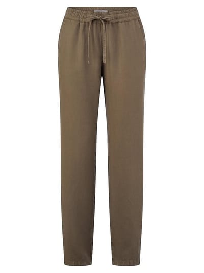 Enkellange broek Van Peter Hahn bruin
