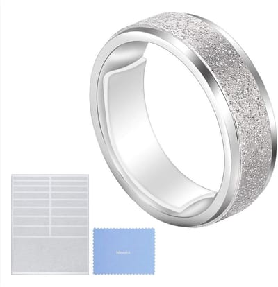 Losse Ringregelaar Onzichtbare Ringmeter met Schone Doek - Ringmaatregelaar voor Brede Ringbevestiging - Totaal 38 Stuks Ringverkleiner