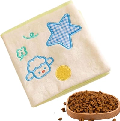 Hond Snuffelmat - Puzzelspeelgoed - Cognitieve Training - Versterkt Naaiwerk - 40x13 cm - Lam
