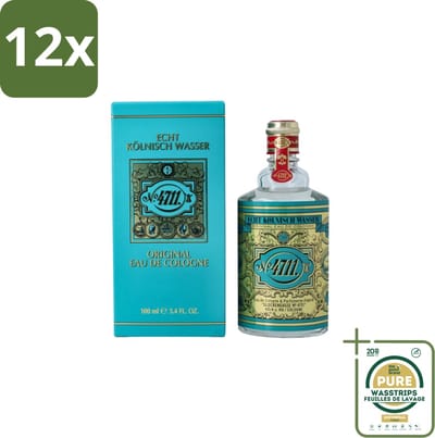 4711 – Eau de Cologne – Molanus Fles – 100 ml - Voordeelverpakking - 12 stuks - Frisheid - Parfum