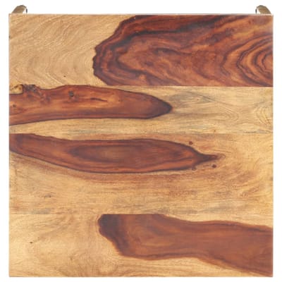 vidaXL - Bijzettafel - 60x60x40 - cm - massief - hout