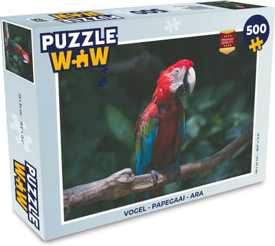 Puzzel Vogel - Papegaai - Ara - Legpuzzel - Puzzel 500 stukjes