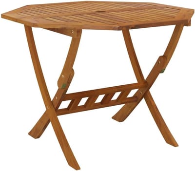 Tuintafel Acaciahout - Buiten Eettafel - Buiten Dineren - Inklapbaar Ontwerp - 90x75 cm - Bruin