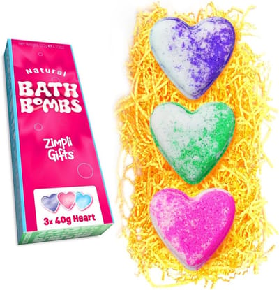 Bruisballen Set - Bad Bomben - Ontspannend Bad - Vegan Ingrediënten - 3 stuks - Roze Paars Groen