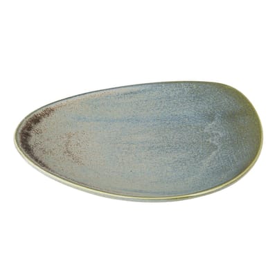 Olympia Ember Blauwe Driehoekige Borden 250mm (6 Stuks)