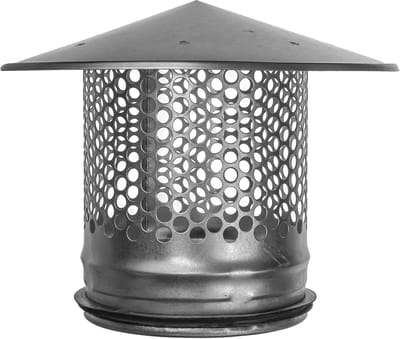 Ronde dak-regenkap 125 mm - Ventilatie en bescherming tegen weersinvloeden