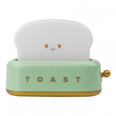 Toast Lamp - Kinderkamer Nachtlampje - Kindvriendelijk - USB Oplaadbaar - Draadloos Nachtlamp Grone