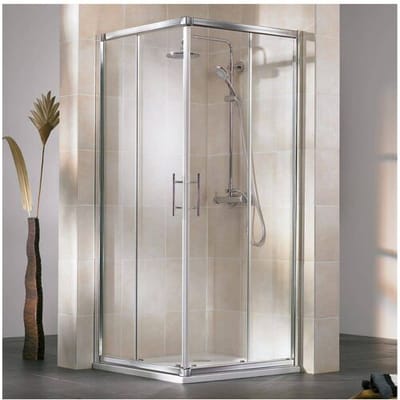 HSK Favorit corner entry sliding door 4-piece, 120 x 90 cm, 125025-01-50