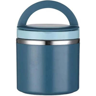 630/1000ml Voedsel Thermische Pot Geïsoleerde Soepbeker Thermos Containers Roestvrijstalen Lunchbox Thermo Houdt Warm voor Schoolkinderen 1000ml blauw