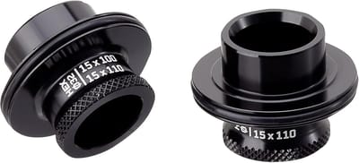 Naaf Adapter - Voorwiel Onderdeel - Fiets Onderhoud - Compatibel met HEX - 15x100/110 - Zwart