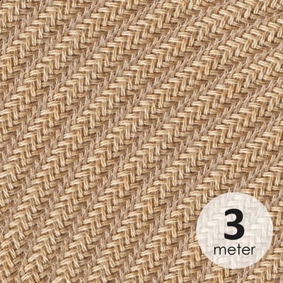 Home Sweet Home - Strijkijzersnoer Linnen - stof - bestel 3 meter - elektriciteitssnoer 2 aderig - textielkabel 2x0.75m² - VDE gekeurd