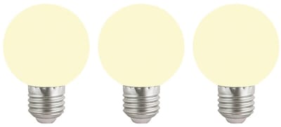 VITO LED Lamp G45 E27 - 3W (vervangt 20W) - 180lm - 2700K Warm Wit - 180-240V - Flikkervrij - Energiezuinig - 3 stuks