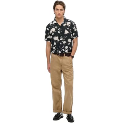 Superdry - Overhemd met korte mouwen en print - Heren - Shirts