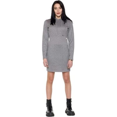 Korte Jurk Leone 1947 Woman Rib Dress Glam Winter
