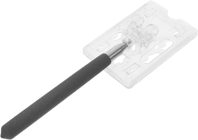 Kaart Tolhouder Stok - Parkeerkaart Houder - Veilig Parkeren - Telescopische Stang - 61 cm - Transparant