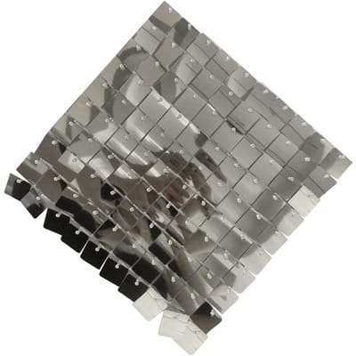 24 PCS Panneaux Muraux Pailletés Cadre Translucide Panneau de Fond à Paillettes Brillantes pour Décoration de Mariage Anniversaire Scène 30x30CM