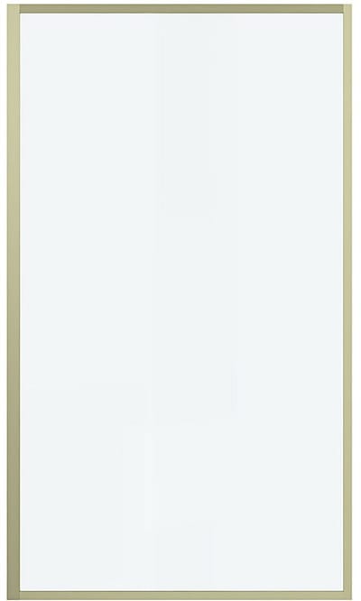 Vente-unique Gouden badscherm - 70 x 140 cm - Gehard glas - BRADENTON