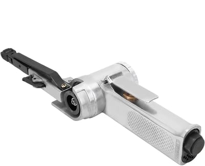 Pneumatische Bandschuurmachine 10mm voor Hout, Glas en Metaal - Ideaal voor Polijsten en Schuren van Meubels en Staal