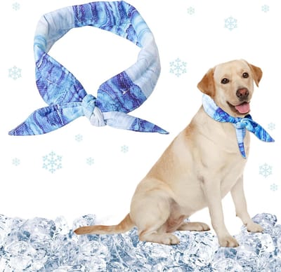 Famanu - Koelhalsband voor honden, verkoelende halsdoek, verkoelende hondenhalsband