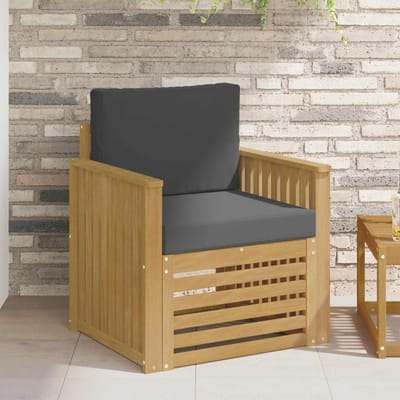 vidaXL - Buiten - bank - set - Polyester - Wit