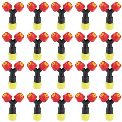 20 stuks G1/2 inch Tuin Gazon Water Sproeikop Landschapsvernevelaar Irrigatiegereedschap red
