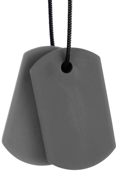 ARK Therapeutic kauwsieraad kauwketting donkergrijs XXT - sensorisch speelgoed.