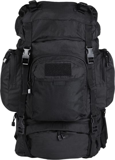 Backpack Commando Black -55L back pack zwart - Leger rugzak