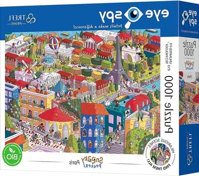 Legpuzzel 1000 Stukjes - Puzzel Volwassenen - Ontspannend Vermaak - Onregelmatige Vormen - 683 x 480 mm - Parijs Thema