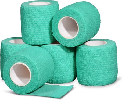 Gladiator Sports Ondertape Bandage - Sporttape - Sport bandage - 6 rollen - Groen